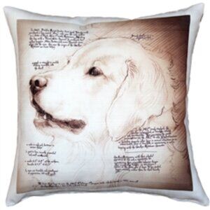 THINK GIFT! Luxurious Golden Retriever Accent Pillow FREE SHIPPING!